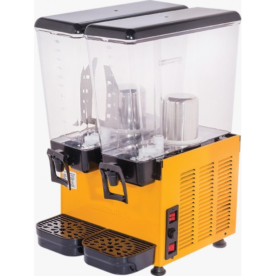 Ayran Limonata Karadut Suyu Soğutma Makinası Şerbetlik 20+20