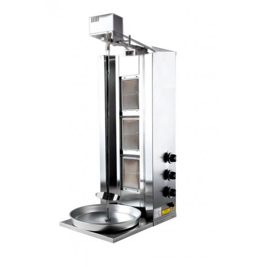 Döner Ocağı Motorlu Üç Radyanlı Doğalgaz (Gazmerli) Belgeli