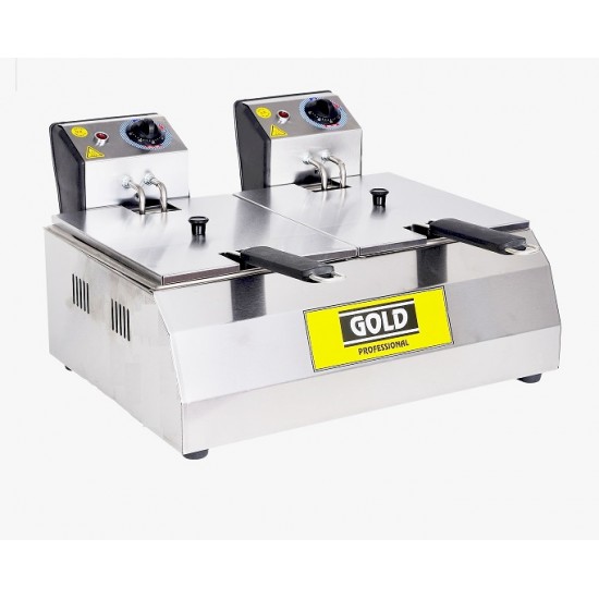 Eko Model 5+5 Litre Elektrikli Fritöz Makinesi