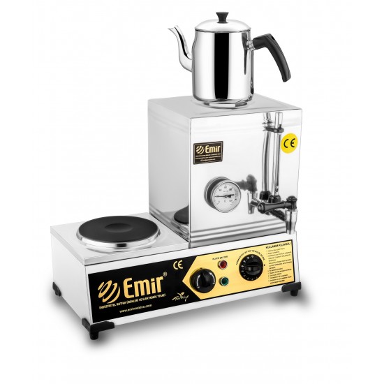 Çay Ocağı Kazanı 15 Model Elektrikli Pleytli