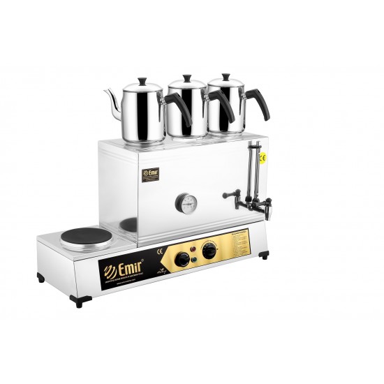 Çay Ocağı Kazanı 60 Model Elektrikli Pleytli